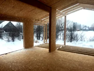 Haus 69 m², individuelles Projekt, SNT „Juschnyj-5“: Wandmontage