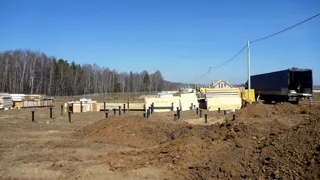 Özel projeye göre ev, Kusakovka köyü: ev kitinin teslimi