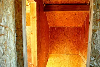 Haus nach Projekt „Radoniza“, Dorf Kadnikovo: Innenwände