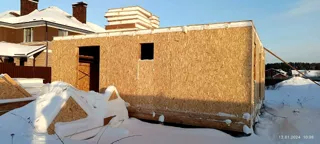 Haus 140 m², Projekt „Jessentuki 8x9“, Dorf Afanasovo: Wandmontage
