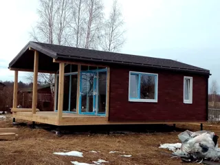 Haus nach Projekt „Barnhouse 39“, Dorf Tarandaevo