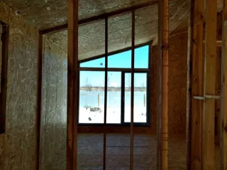 House, “Barnhouse 110” design, Moscow Region: interior partitions