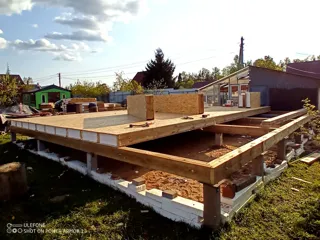 125 m² ev, özel proje, “Golovenki” SNT: 0 kotunda SIP panel döşeme