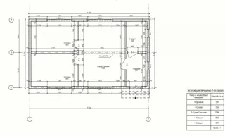 43 m² ev, özel proje, “FILM” SNT: proje planı