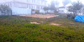 Özel projeye göre 65 m² ev, Pereslavl Zaleskiy: temel ve alt bağlama kirişi