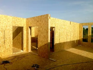 Haus nach individuellem Entwurf, Dorf Fedosovo: Wandmontage
