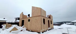 Haus 140 m² nach Projekt „Jessentuki 8x9“, Dorf Afanasovo: Obergeschoss und Dachgeschoss