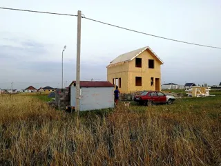 Garage, “Solo + garage” design, Belgorod Region: wall assembly