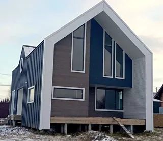 Haus 221,5 m² nach individuellem Projekt, Dorf Yusupovo: Fertiges Haus