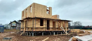 Haus nach individuellem Entwurf, Siedlung Severnyy: zweites Obergeschoss und Dachgeschoss