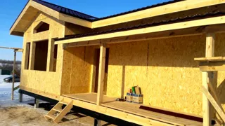 Haus nach Projekt „Galaktika - 76.65“, Region Rjasan: Fertiges Haus