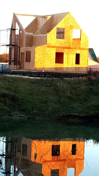 House based on the “Salzburg” design, Karmanovo village: second floor and attic