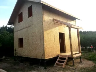 Haus nach Projekt „Alfa“, Dorf Bor: Fertiges Haus