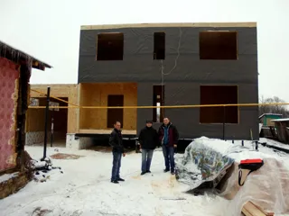 Haus nach Projekt „Slawjanka“, Ivanovo: Fertiges Haus