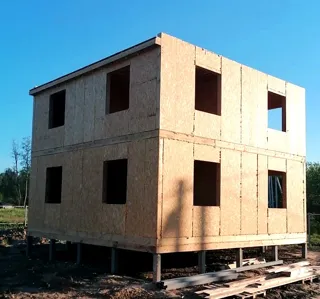 Haus 112,5 m², Projekt „Kostroma“, Dorf Nastasino: fertiges Haus