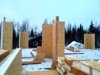 Özel projeli ev, Murmansk: duvar montajı