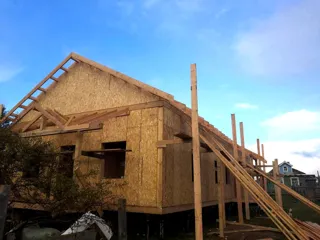 Custom-design house, Arkhangelsk Region: roofing