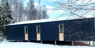 Haus nach Projekt „Barnhouse 110“, Dorf Syanovo-2: fertiges Gebäude