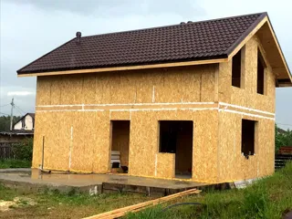 Haus mit 123,6 m² nach dem Projekt „Dorofejewo“, Dorf Afanasovo