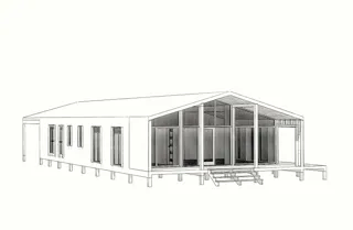Haus 221,5 m² nach individuellem Projekt, Rybinsk: Projektvisualisierung