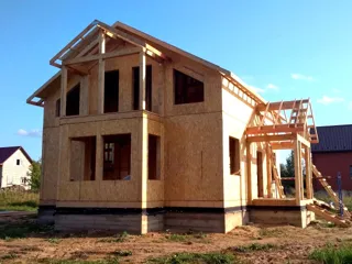 Haus nach Projekt „Forward“, Dorf Sholokhovo: Fertiges Haus