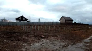 Haus nach Projekt „Jessentuki 8x8“, Dorf Kadnikovo: Fundament und Grundrahmen