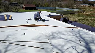 Haus nach Projekt „Mistika - E2.8“, Dorf Kurdumovo: Dach