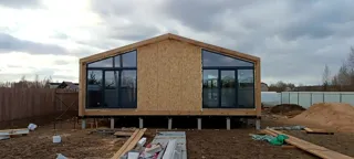 Haus nach individuellem Entwurf, Gebiet Iwanowo: fertiges Gebäude