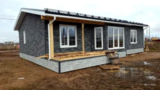 Haus 143 m², Projekt „Wuokatti“, Gebiet Kostroma: fertiges Haus