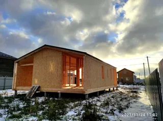 “Barnhouse 76.1” projeli ev, “Grafskaya Slavyanka” konut sitesi: tamamlanmış yapı