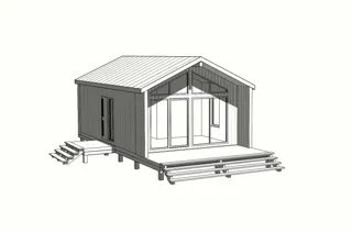 Özel projeye göre 53,5 m² ev, Leningrad bölgesi: proje görselleştirmesi