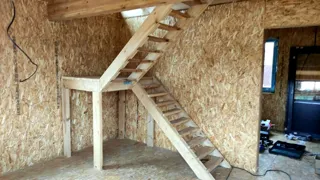 Haus nach Projekt „Jessentuki 7.5x7.5“, Dorf Rastunovo: Innenwände