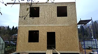 Haus nach Projekt „William 192“, Dorf Timonovo: Obergeschoss und Dachgeschoss