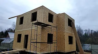 Haus nach Projekt „William 192“, Dorf Timonovo: Obergeschoss und Dachgeschoss