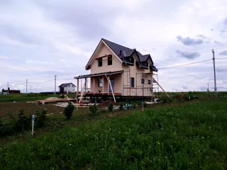 Haus nach Projekt „Garmonija 122.89“, Dorf Shirino: Fertiges Haus