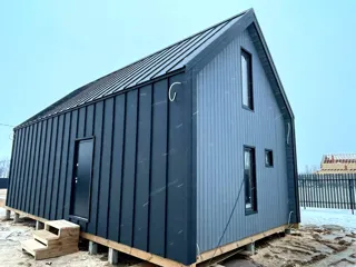 “Barnhouse Otrazhenie” projesine göre ev, Yaroslavl bölgesi: tamamlanmış ev