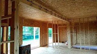 Haus nach Projekt „Mistika - E2.8“, Dorf Novoe: Innenwände