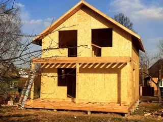 House based on the “Lotos” design, Glubokovo village: completed house
