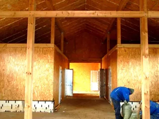 Haus nach Projekt „Barskoe pomeste“, Gebiet Kostroma: Innenwände