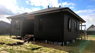 Haus 92 m² nach individuellem Projekt, Dorf Ivantsevo: Fertiges Haus