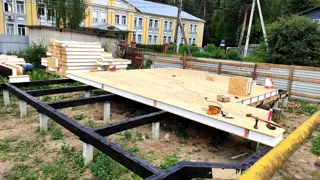 Özel projeye göre 148 m² ev, Ivanovo: temel ve alt bağlama kirişi