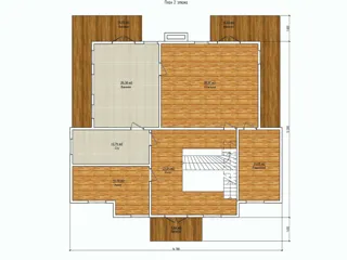 “Oxford” projesine göre ev, İvanovo bölgesi: proje planı