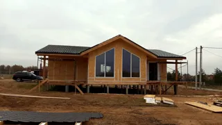 Haus nach individuellem Projekt, KP „Isumrud, Dorf Nowo-Talizy“