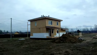 Garage nach Projekt „Slawjanka mini + Garage“, Dorf Nazarovo: Fassadenverkleidung