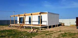 Haus nach Projekt „Mistika - K2.5“, Dorf Zdekhovo: Fertiges Haus