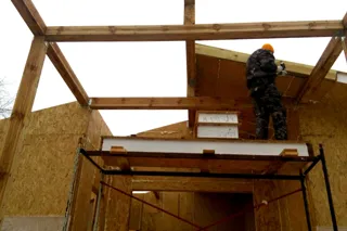 Haus nach Projekt „Slatoust“, Gebiet Moskau: Dach