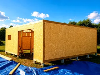Garage nach individuellem Projekt, Gebiet Moskau: Wandmontage