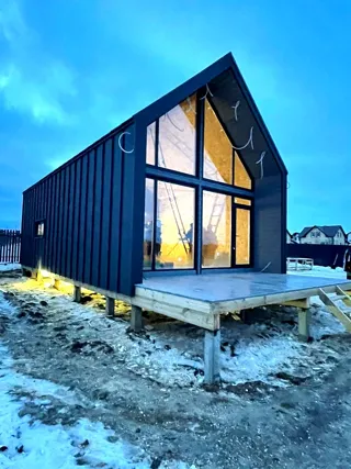 “Barnhouse Otrazhenie” projesine göre ev, Yaroslavl bölgesi: tamamlanmış ev