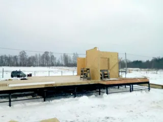 Haus nach individuellem Entwurf, Dorf Ivanovskoe: Wandmontage