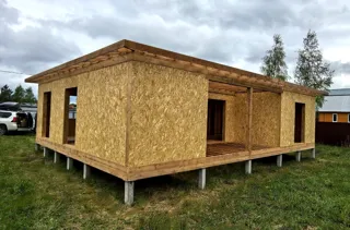 Haus nach Projekt „Randevu - E2.8“, Gebiet Moskau: Fertiges Haus